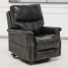 Caleb Faux Leather Electric Recliner Chair